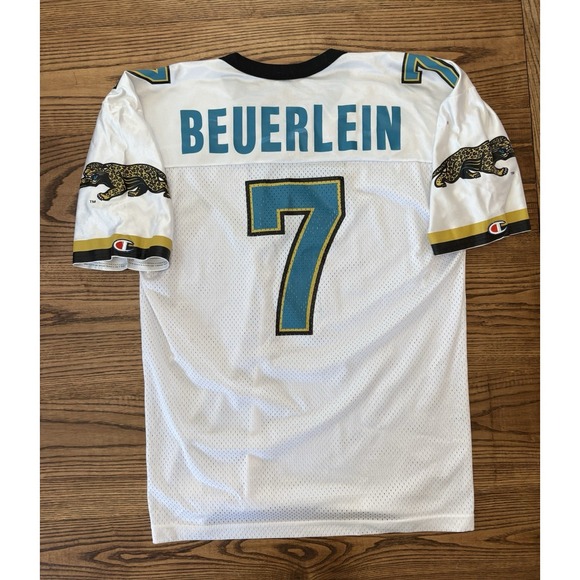 Champion Other - Vintage 90s Steve Beuerlein #7 Jacksonville Jaguars Champion‎ Jersey Size 44